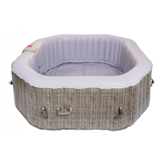 Mobilna (nadmuchiwana) wanna z hydromasażem Belatrix Luxury 155 Rattan