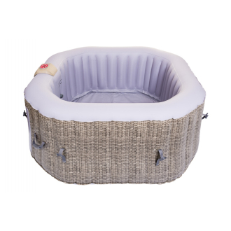 Mobilna (nadmuchiwana) wanna z hydromasażem Belatrix Luxury 125 Rattan