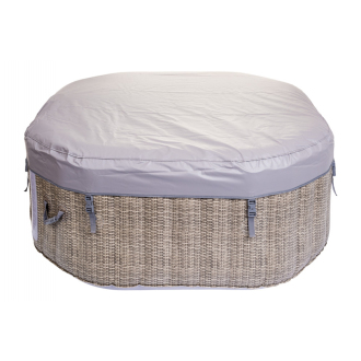 Mobilna (nadmuchiwana) wanna z hydromasażem Belatrix Luxury 125 Rattan