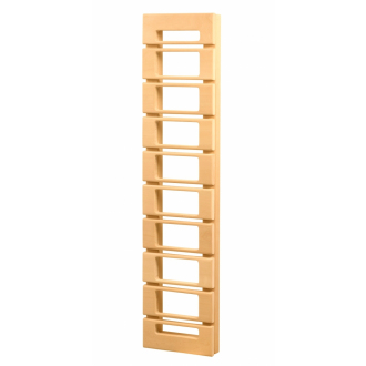 Drewniane oparcie Prestige 350W, abachi