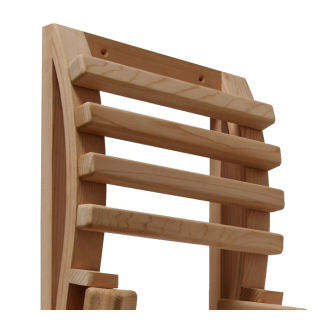 Ergonomiczne oparcie do promiennika podczerwieni 350 W/500 W, cedr