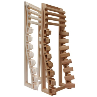 Ergonomiczne oparcie do promiennika podczerwieni 350 W/500 W, cedr