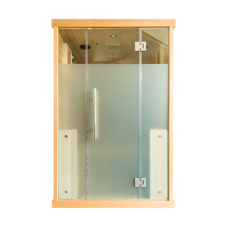 Przyciemnianie szklanych elementów sauny na podczerwień