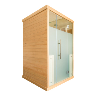 Przyciemnianie szklanych elementów sauny na podczerwień