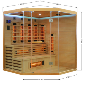 Kombi sauna Belatrix Alavus 34 Exclusive