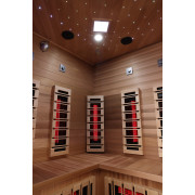 Infrasauna Cedr Superior 3/4 RegenaRay