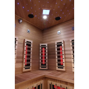 Infrasauna Cedr Superior 3/4 RegenaRay