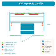 Infrasauna Belatrix Cedr Superior 4 Exclusive