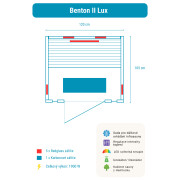 Infrasauna Benton 2 Lux