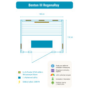 Infrasauna Belatrix Benton 3 RegenaRay