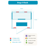 Infrasauna Belatrix Braga 2 Klasik