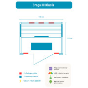 Infrasauna Belatrix Braga 3 Klasik