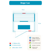 Infrasauna Belatrix Braga 1 Lux