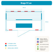 Infrasauna Belatrix Braga 4 Lux