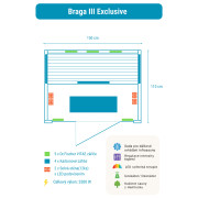 Infrasauna Braga 3 Exclusive