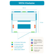 Infrasauna Vista 2 Exclusive