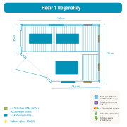 Infrasauna Belatrix Hadir1L RegenaRay