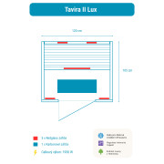 Infrasauna Belatrix Tavira 2 Lux