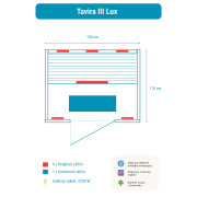 Infrasauna Belatrix Tavira 3 Lux