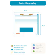 Infrasauna Belatrix Tavira 1 RegenaRay