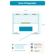 Infrasauna Belatrix Tavira 3 RegenaRay
