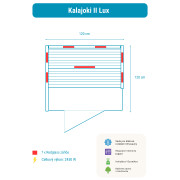 Infrasauna Belatrix Kalajoki 2 Lux