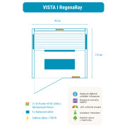 Infrasauna Vista 1 RegenaRay