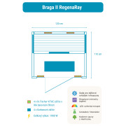 Infrasauna Belatrix Braga 2 RegenaRay