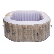 Mobilna (nadmuchiwana) wanna z hydromasażem Belatrix Luxury 125 Rattan