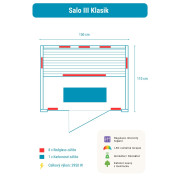 Infrasauna Belatrix Salo 3 Klasik