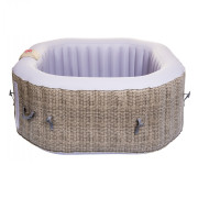 Mobilna (nadmuchiwana) wanna z hydromasażem Belatrix Luxury 125 Rattan