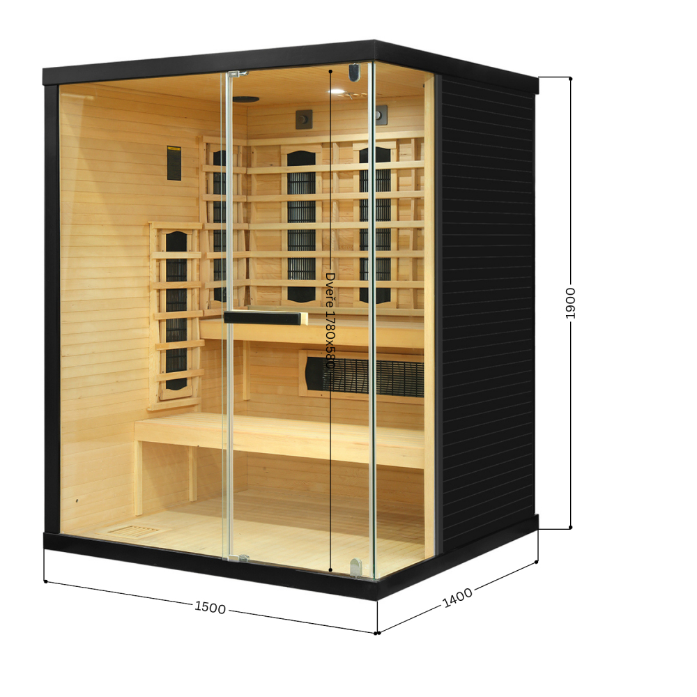 Plan piętra sauny na podczerwień